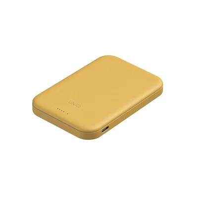Uniq Lyden Lexa 5000Mah Magnetic Fast Wireless Usb-C Pd Power Bank - CANARY YELLOW